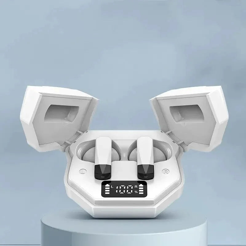 low-latency gaming mode | noise-cancelling microphone | long-lasting battery life | ultrasonic cleaning