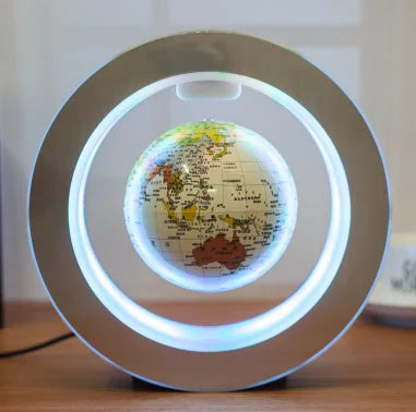 magnetic levitation globe | floating world map led | anti gravity globe light | energy saving