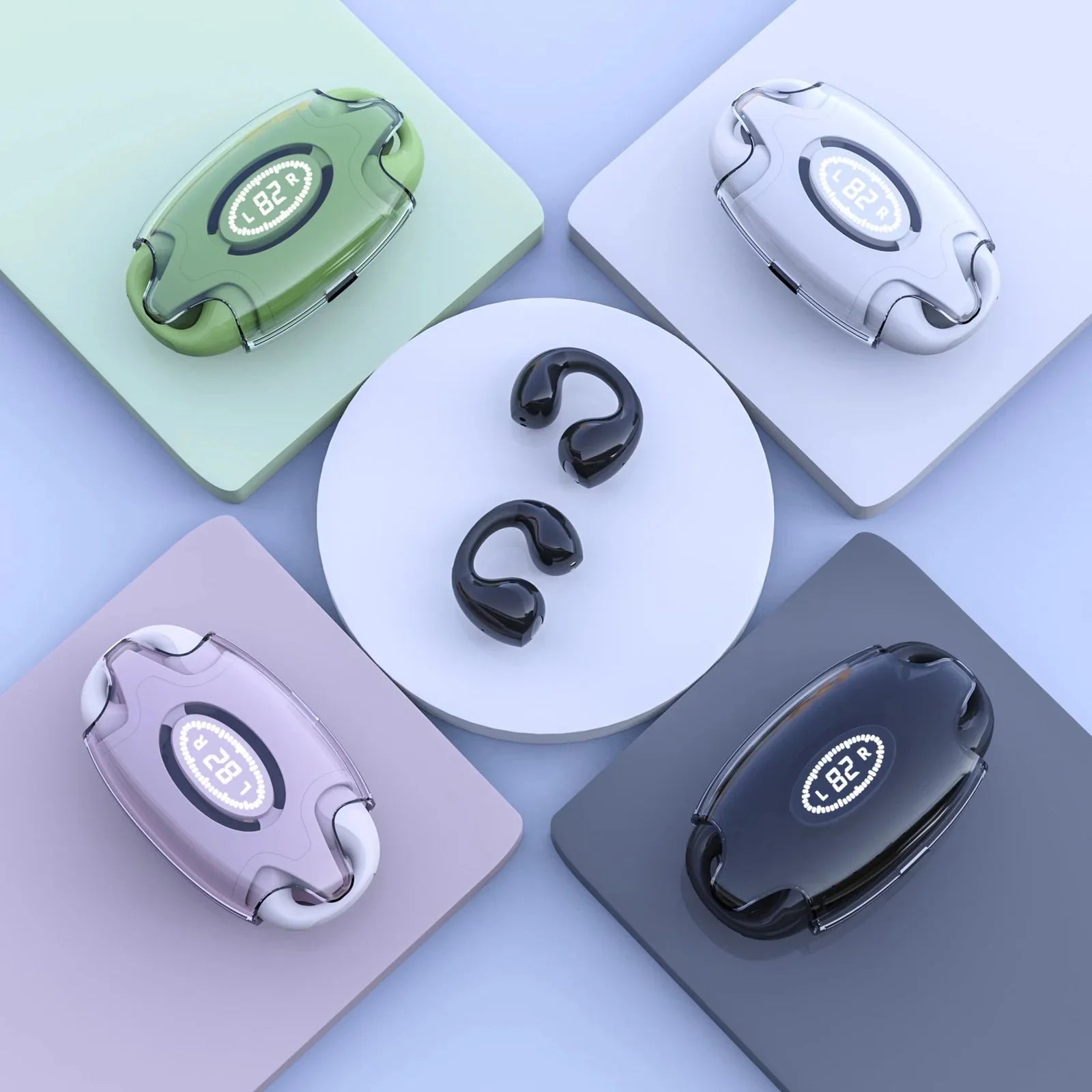 in-ear noise cancellation | bluetooth 53 wireless earbuds | digital display charging case | ultrasonic cleaning