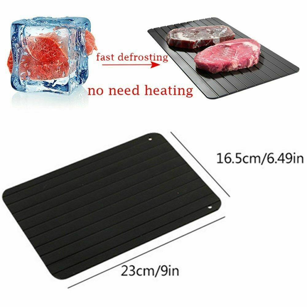 Fast Defrost Tray Fast Thaw Frozen Food Meat Fruit Quick Defrosting Plate Board Defrost Tray Thaw Master Kitchen Gadgets 