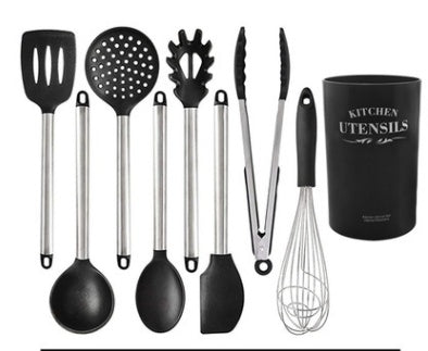 The silicone kitchen utensils and appliances 