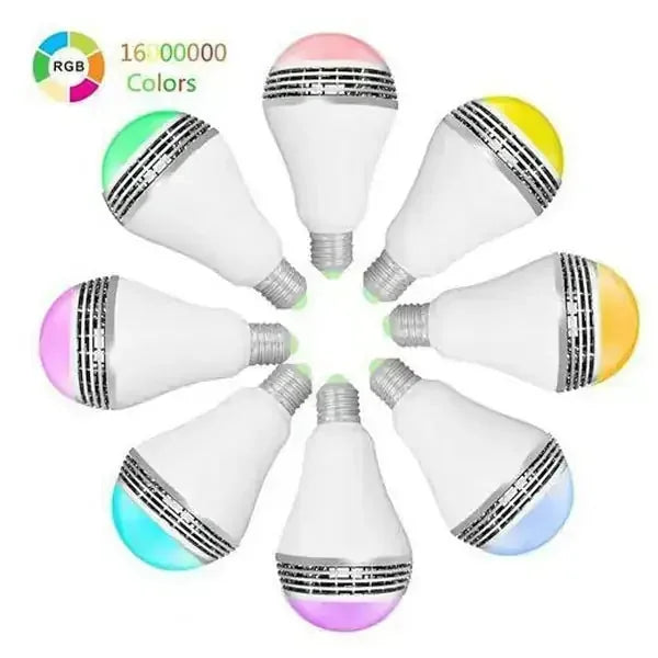 e27 bluetooth light bulb | voice control compatible | multi-room audio sync | energy saving