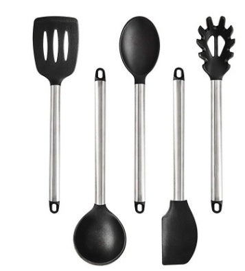 The silicone kitchen utensils and appliances 