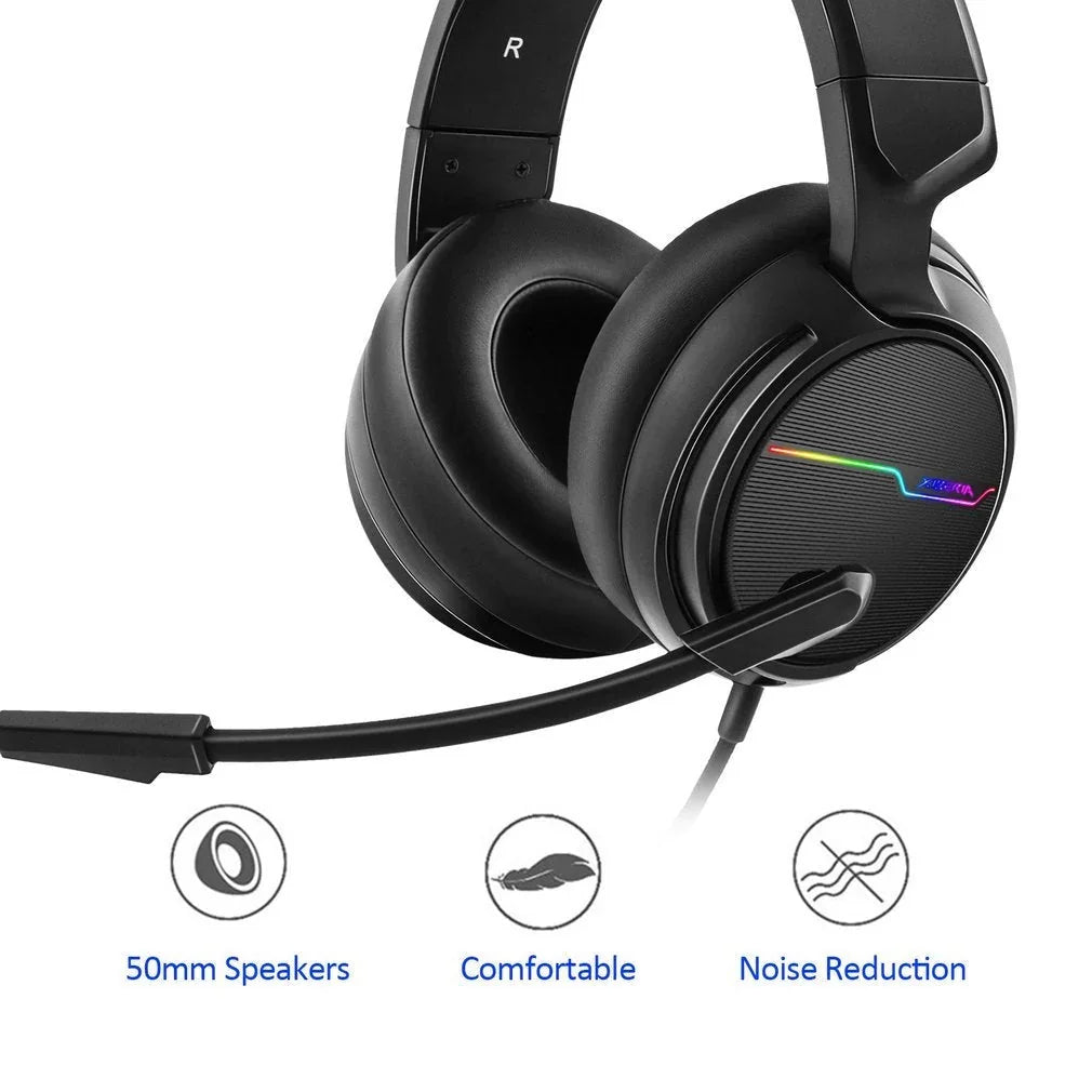 noise-canceling microphone | 71 surround sound | adjustable headband | energy saving
