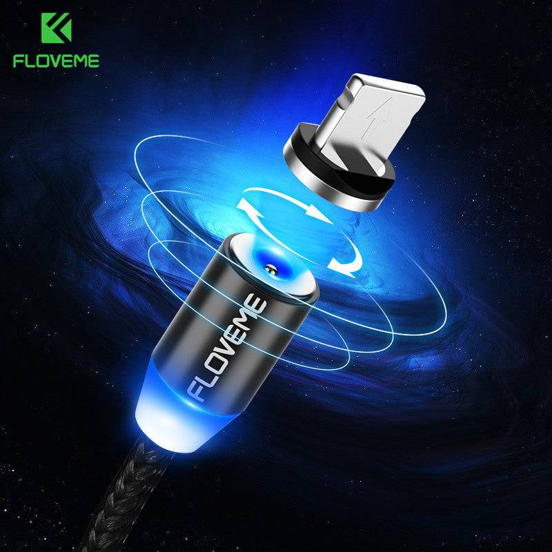 Compatible Magnetic Micro USB Cable for Android & iOS.