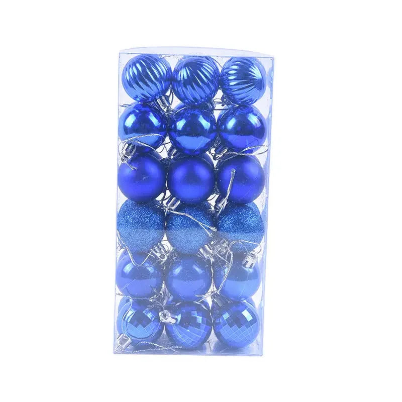 shatterproof plastic ornaments | 6cm diameter christmas baubles | indoor tree decorating | ultrasonic cleaning