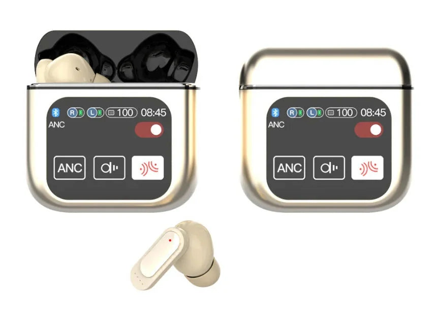 wireless bluetooth headset | active noise cancelling headphones | 54 hours battery life | ultrasonic cleaning