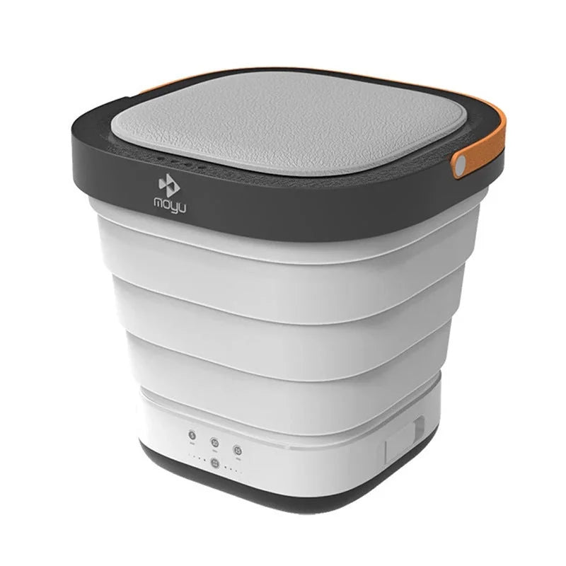 portable washing machine for travel | 110v foldable washer | camping washing machine | ultrasonic cleaning