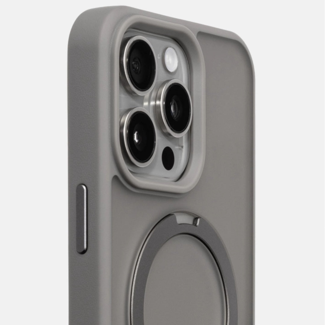 Rotating Bracket Magnetic Drop-resistant Silicone Phone Case 