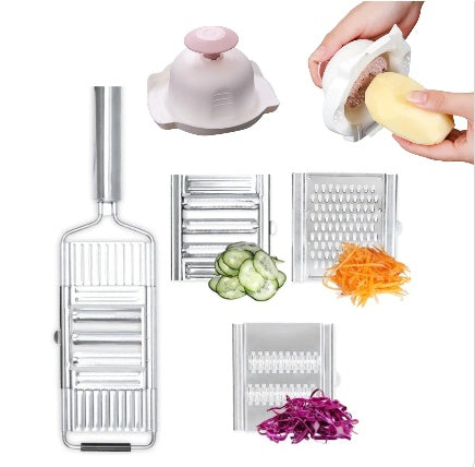 Stainless Steel Grater, Vegetable And Fruit Slicer, Peeler 