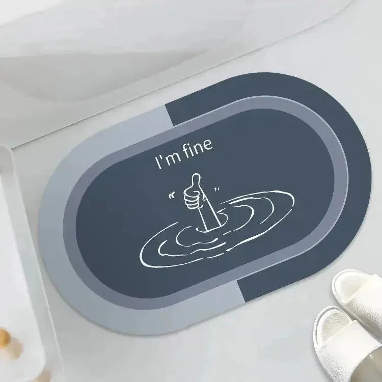 non-slip bathroom rug | waterproof bath mat | shower door floor mat | energy saving