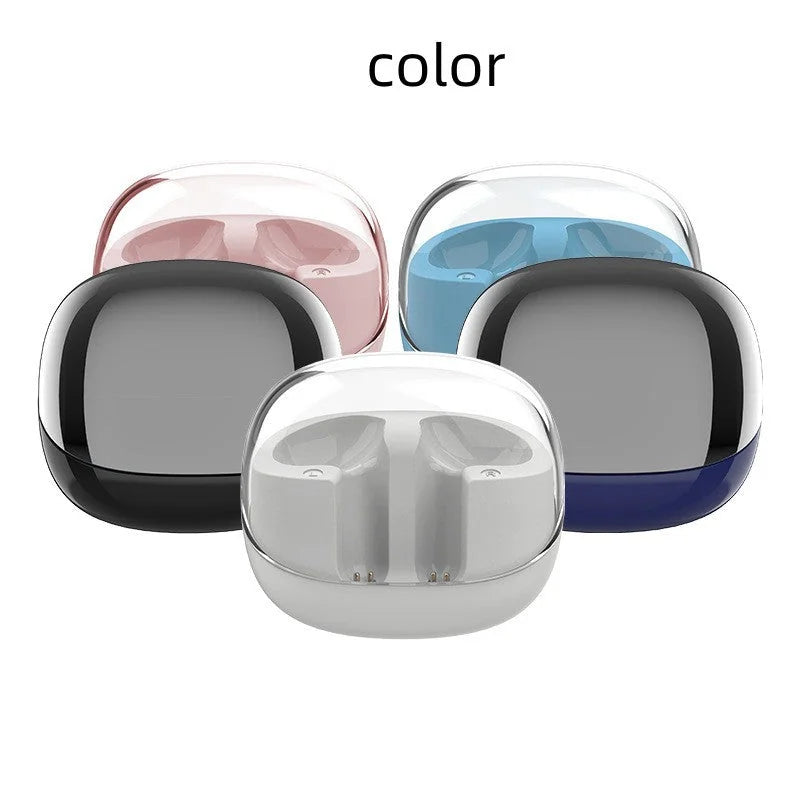 wireless bluetooth headset | mini charging bin | compact charging case | ultrasonic cleaning