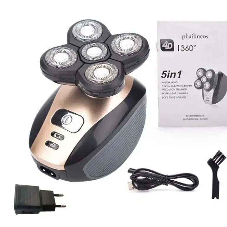 d floating heads shaver | waterproof electric razor | usb rechargeable shaver | ultrasonic cleaning