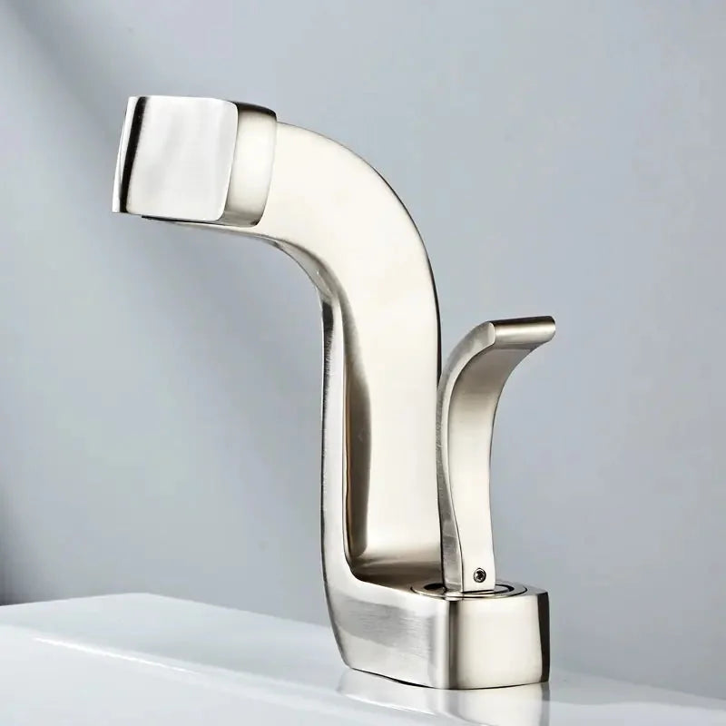 brushed nickel finish | single hole faucet | 8 inch widespread faucet | energy saving