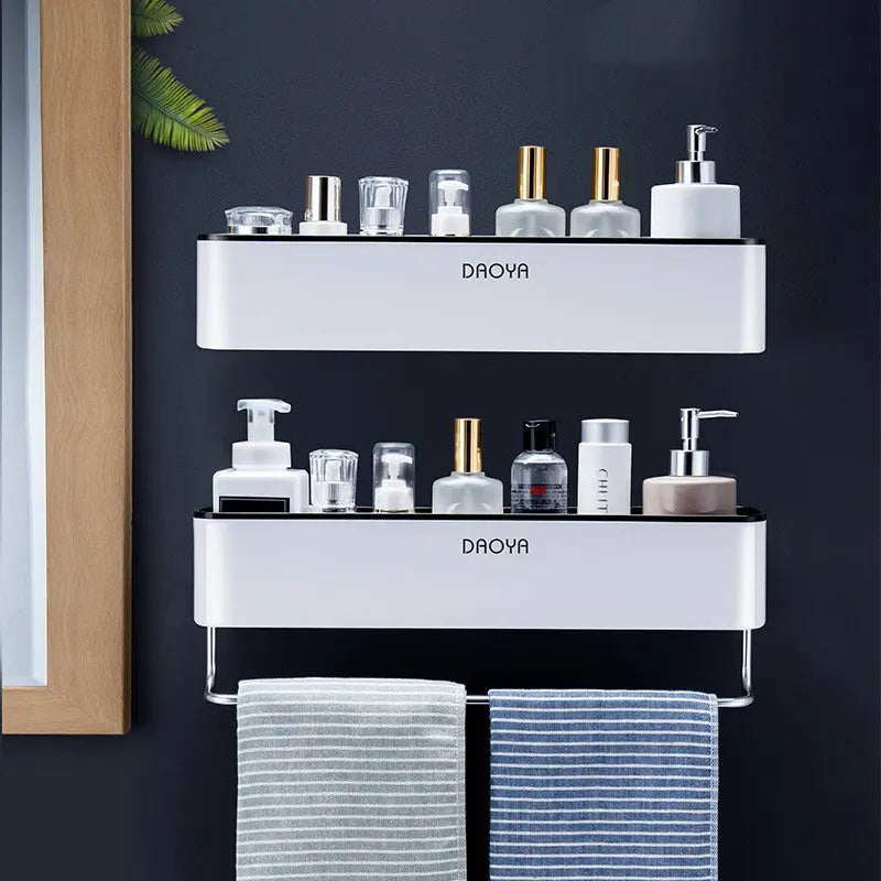 Bathroom shelf wall 