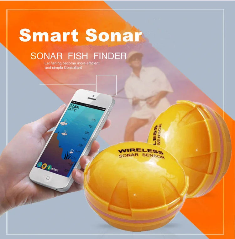 wireless fish finder | castable sonar sensor | portable fish finder | ultrasonic cleaning
