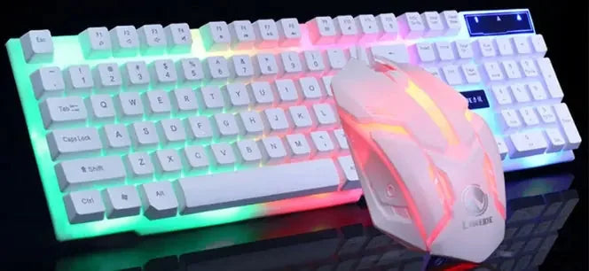 mechanical gaming keyboard | rgb backlit keys | wired gaming mouse | energy saving