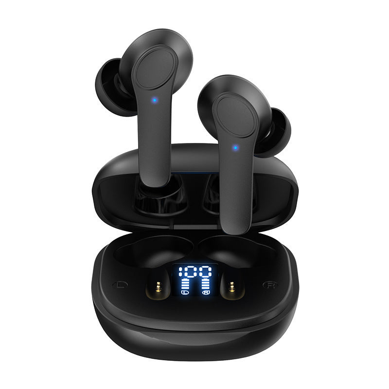 Wireless Bluetooth-compatible Translation Headphones Portable In-ear Translator 
