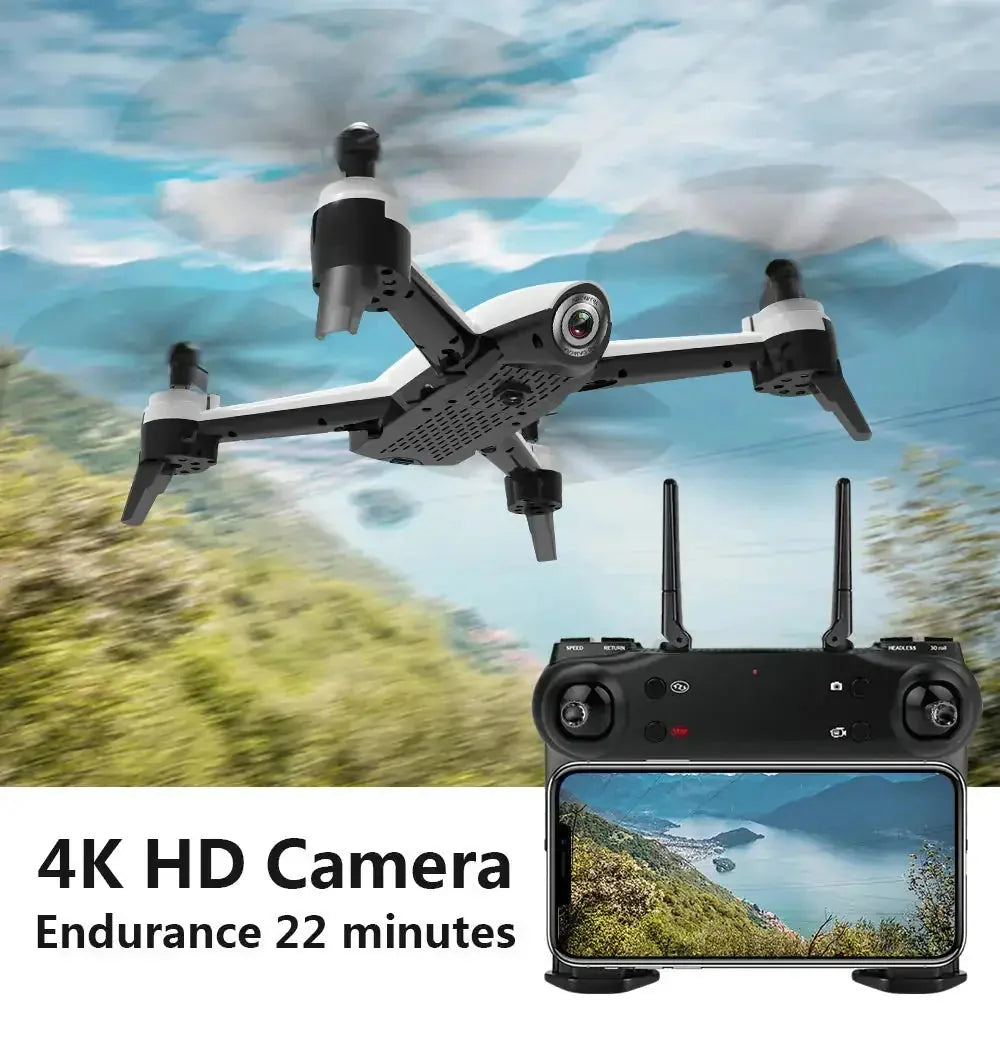 k camera drone | foldable drone for travel | long flight time drone | energy saving