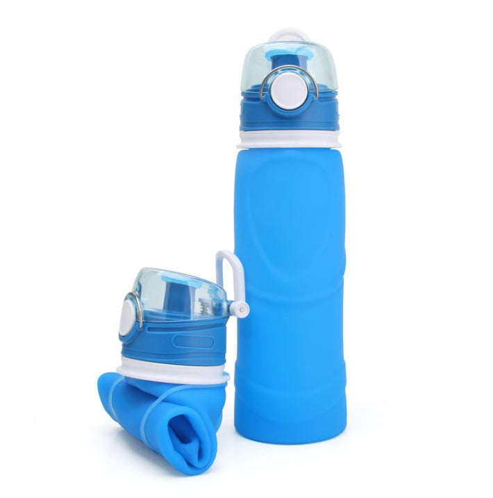 Silicone Folding Water Bottle Food Grade Silicone Water Bottle Travel Portable Folding Water Cup Travel Folding Water Bottle 