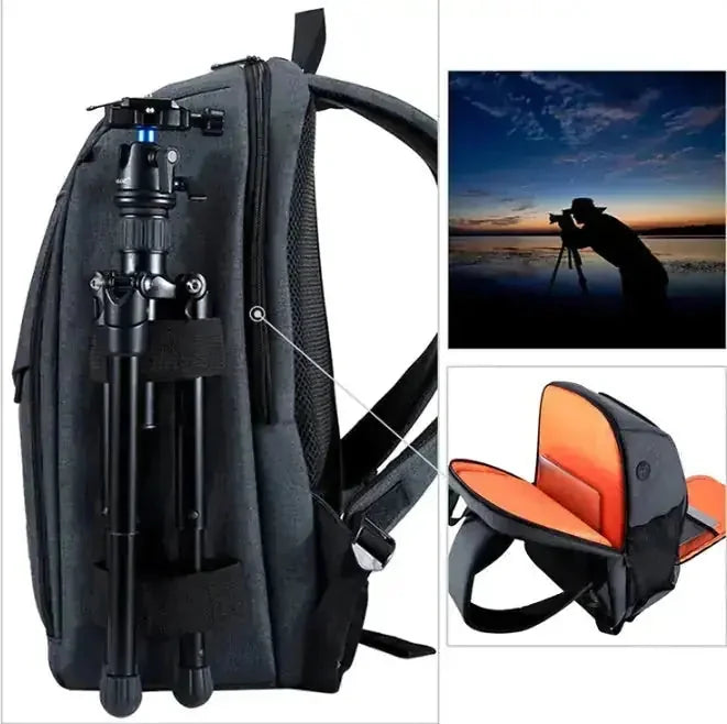 waterproof camera backpack | dslr camera bag | shockproof camera case | energy saving