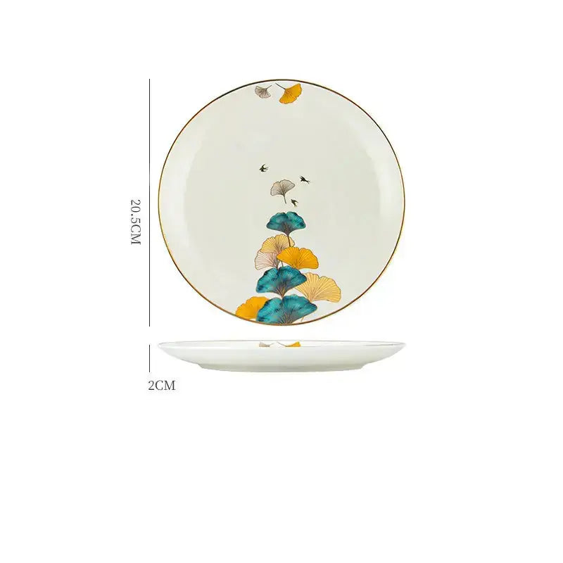 Dinner Plates Ceramic Steak Plate Web Porcelain 