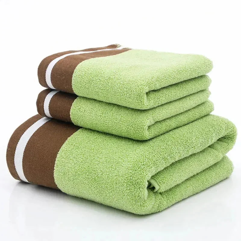 cotton bath towel set | 100 percent cotton towels | hotel quality bath towels | energy saving