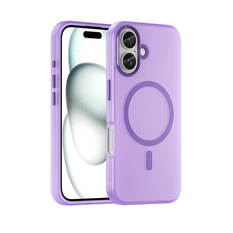 Magnetic Matte Skin Feeling Translucent Phone Case 