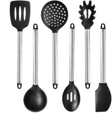 The silicone kitchen utensils and appliances 