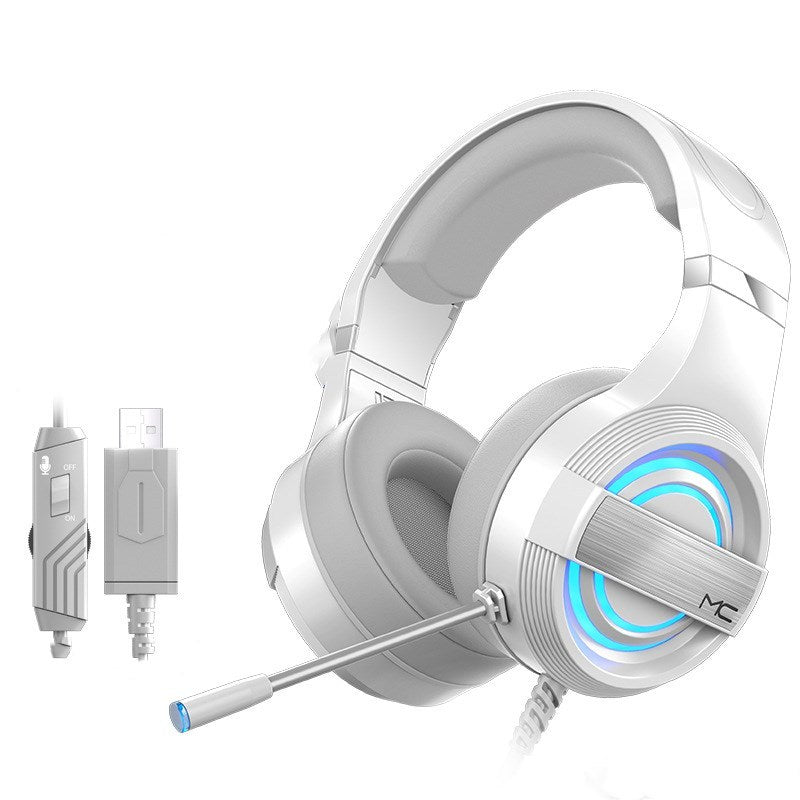 Head-mounted wired Bluetooth gaming headset 