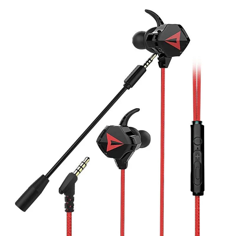 low-latency gaming earbuds | noise-cancelling microphone | durable metal construction | ultrasonic cleaning