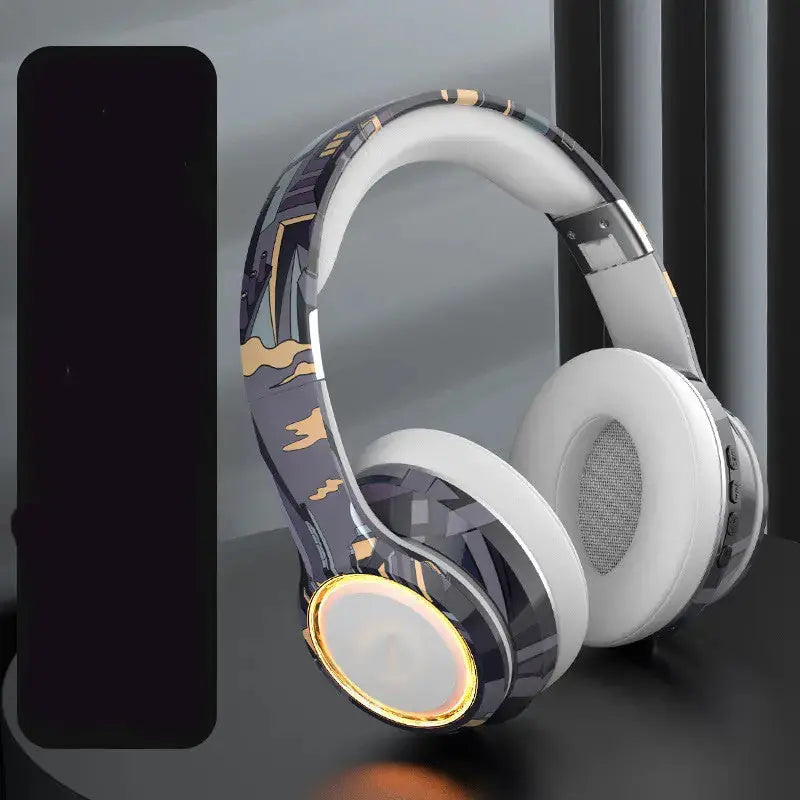 Bluetooth Headphones 5.2 Pluggable Illumination 