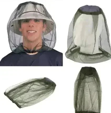 anti-mosquito head net | fishing sun protection hat | outdoor insect repellent gear | ultrasonic cleaning