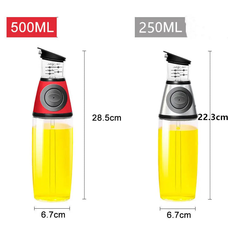500ml Measurable Glass Bottle Oil Bottle Soy Bottle Kitchenware 