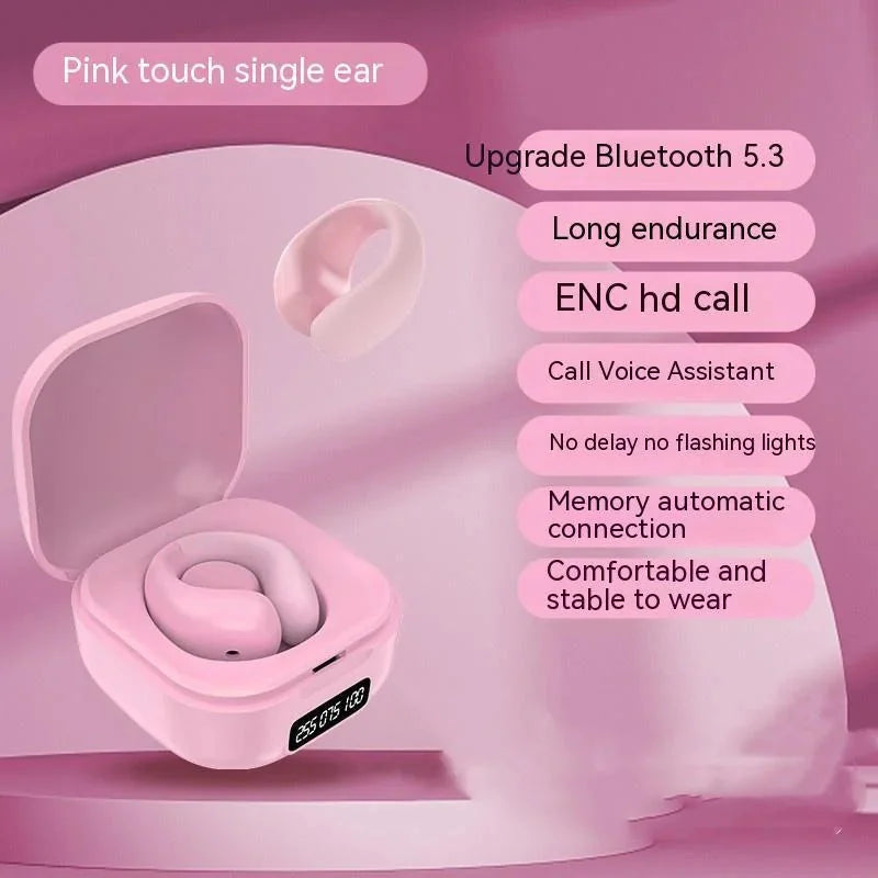 led display earphones | bluetooth 53 wireless earbuds | digital battery indicator | energy saving