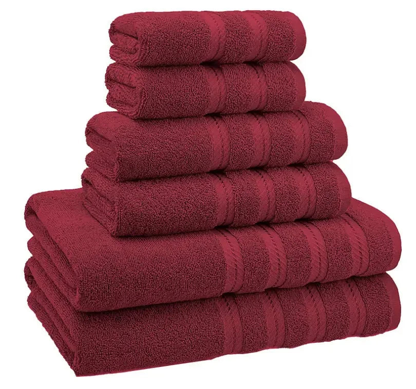 ultra-absorbent cotton towel set | 600 gsm heavy weight bath towels | quick-dry bathroom towels | ultrasonic cleaning