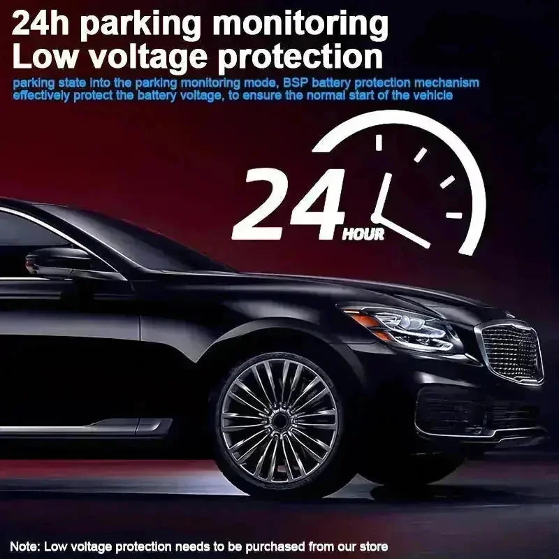 dual camera dash cam | 1080p front and rear recording | ir night vision system | energy saving