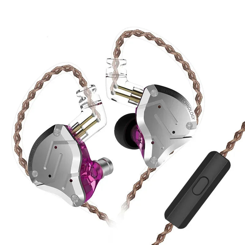 metal alloy earbuds | titanium coated drivers | noise isolating in-ear headphones | energy saving