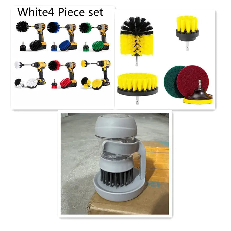 Automatic Liquid Adding Cleaning Brush Multifunctional Kitchen Pot Washing Brush 