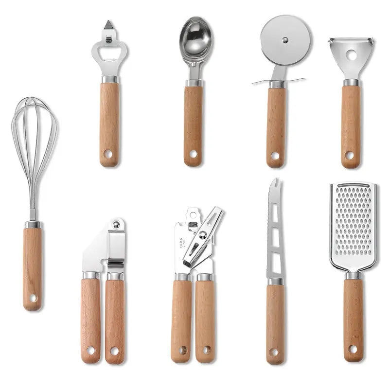 Creative Kitchen Gadget Wooden Handle 