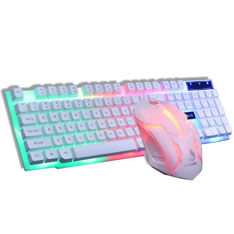 mechanical gaming keyboard | rgb backlit keys | wired gaming mouse | ultrasonic cleaning