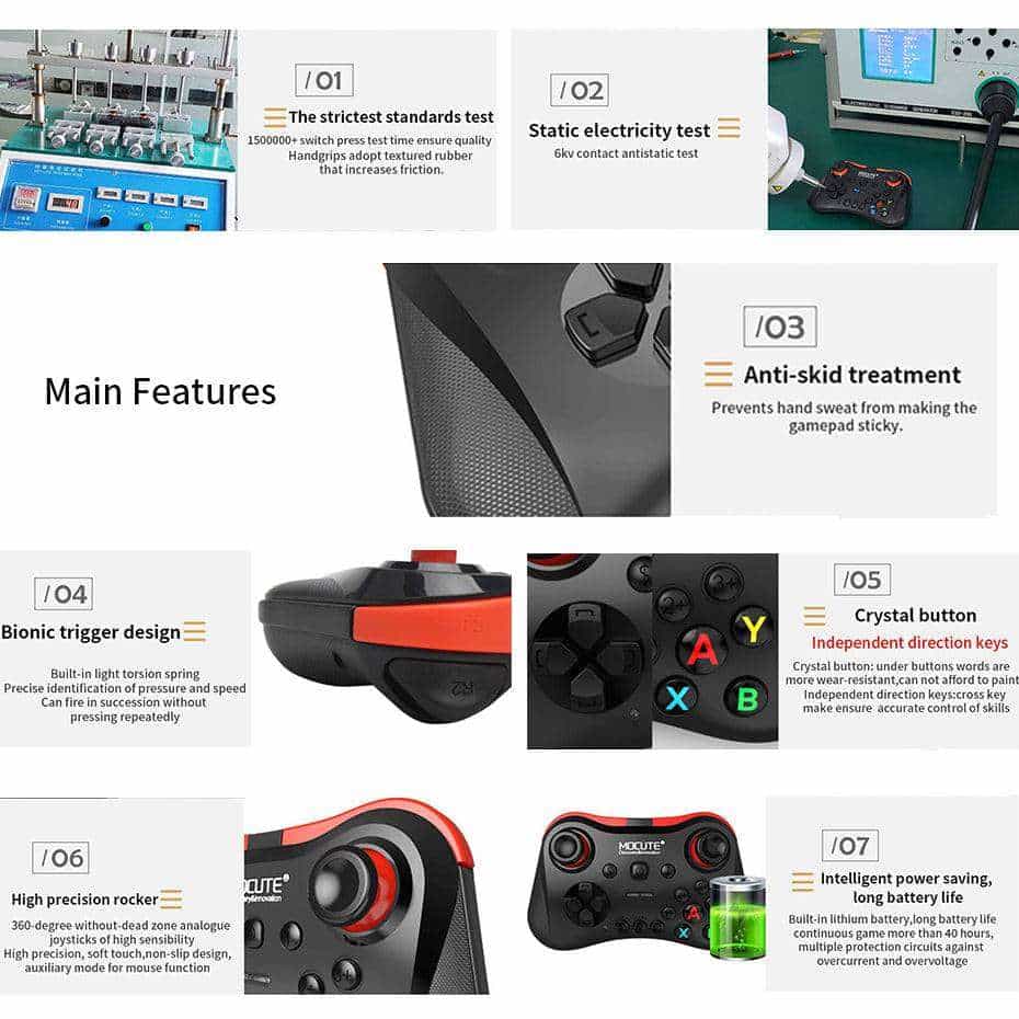 Magic Cart Mobile Phone Wireless Bluetooth Gamepad 