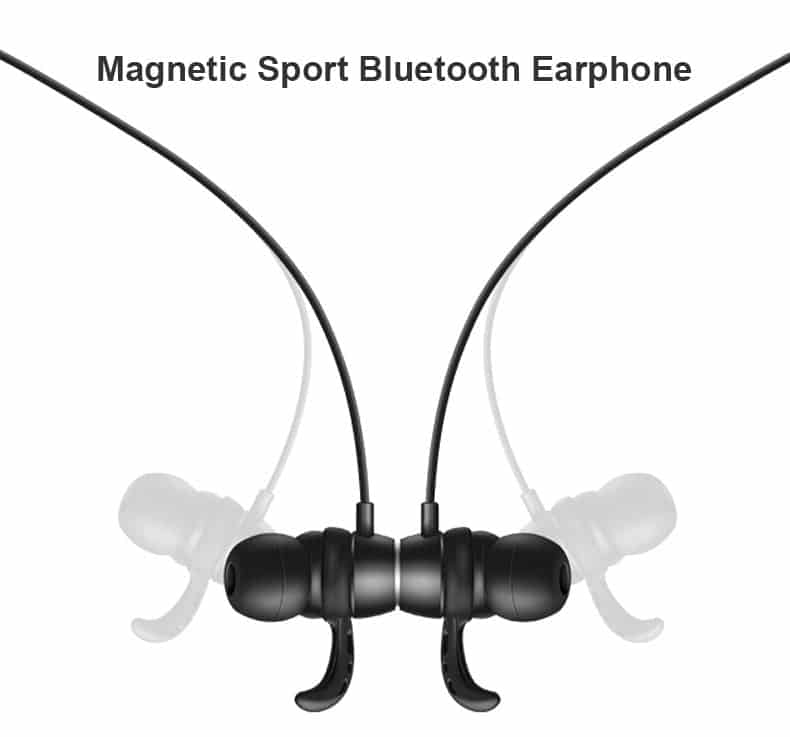 Magnetic Stereo Wireless Bluetooth Headphone 