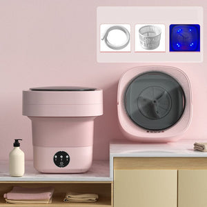 Mini Foldable Washing Machine Portable Mini Socks Underwear Panties Washing Machine Big Capacity 3 Models With Spinning Dry Gadgets 