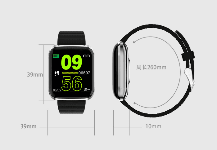 Multi-Modes Sport Smartwatch GPS Heart Rate Monitor 