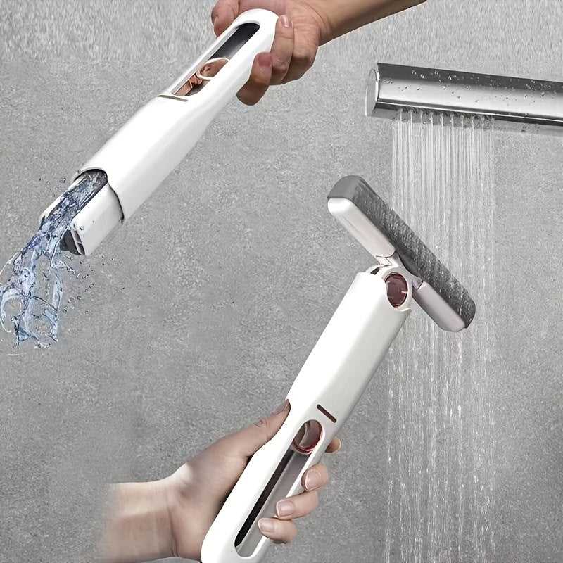 New Portable Self-NSqueeze Mini Mop, Lazy Hand Wash-Free Strong Absorbent Mop Multifunction Portable Squeeze Cleaning Mop Desk Window Glass Cleaner Kitchen Car Sponge Cleaning Mop Home Cleaning Tools 