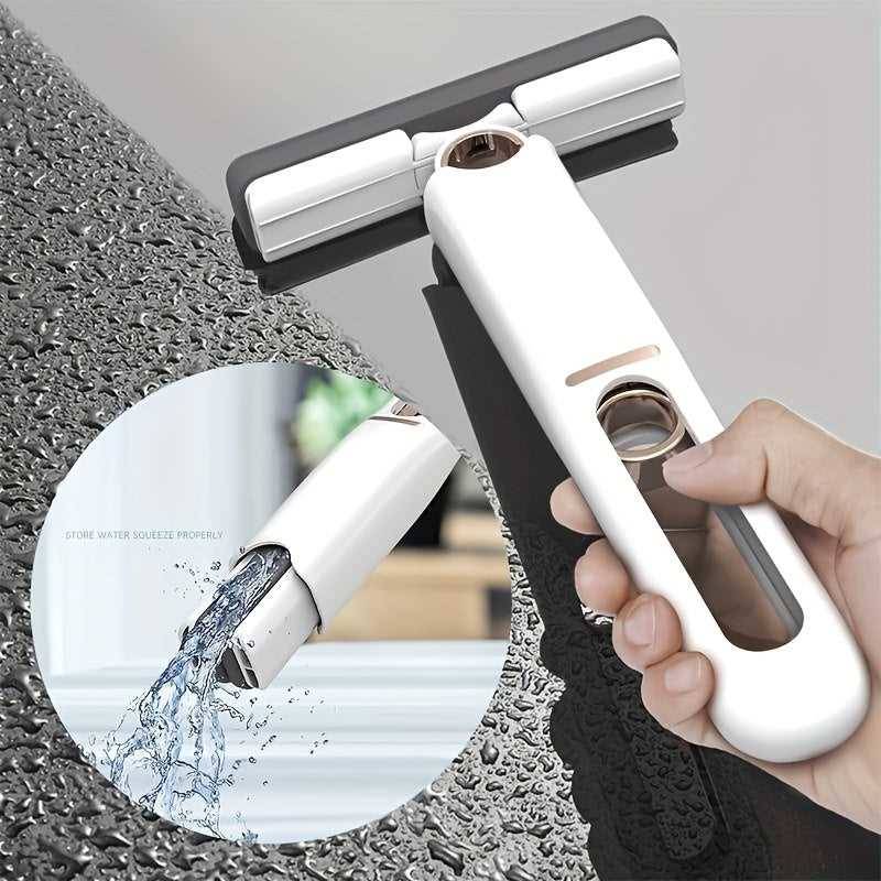 New Portable Self-NSqueeze Mini Mop, Lazy Hand Wash-Free Strong Absorbent Mop Multifunction Portable Squeeze Cleaning Mop Desk Window Glass Cleaner Kitchen Car Sponge Cleaning Mop Home Cleaning Tools 