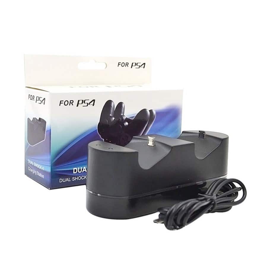 Playstation 4 Charger Kit  Dual Usb Charging Dock Station Stand For Ps4 Controller 