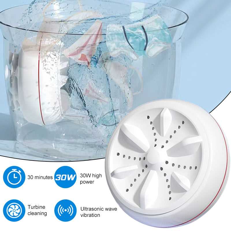 Portable Turbine Mini Washing Machine 