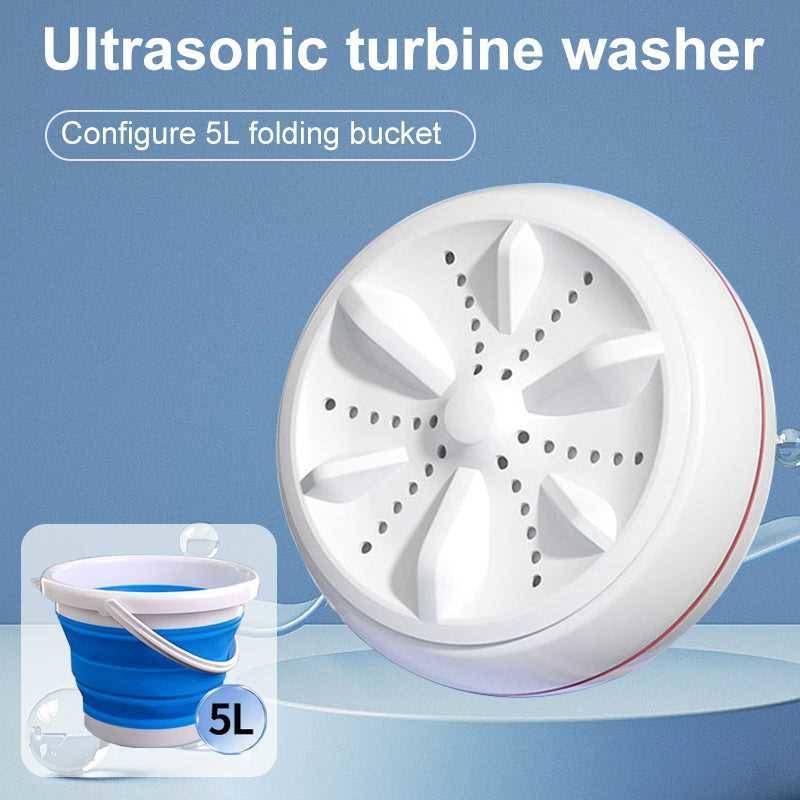 Portable Turbine Mini Washing Machine 